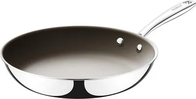 Immagine prodotto di Padella in acciaio inossidabile, 24 cm, rivestimento ceramico, adatta all'induzione, antiaderente, resistente al forno, lavabile in lavastoviglie