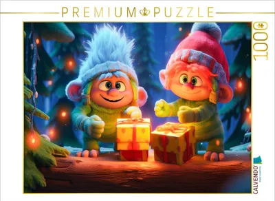 Produktbild von CALVENDO Puzzle ... der Weihnachtsmann war da | 1000 Teile Lege-Größe 64x48cm Foto-Puzzle für glückliche Stunden