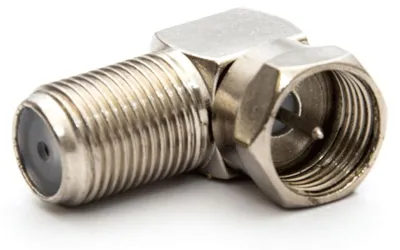Produktbild von PremiumX 50x F-Stecker F-Kupplung 90° Winkel Verbinder SAT-Adapter
