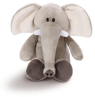 Immagine prodotto di Peluche elefante - Peluche per bambini - 20 cm - Morbido pelo lungo