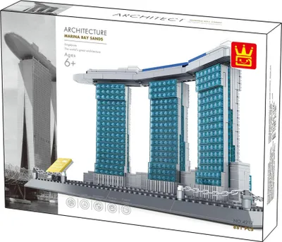 Image de Kit Wange Architect, compatible avec Marina Bay Sands Singapour, 881 pièces