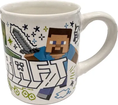Produktbild von Minecraft Explore More Tasse 235 ml – Kinderbecher – Geschenk für Jungen & Mädchen