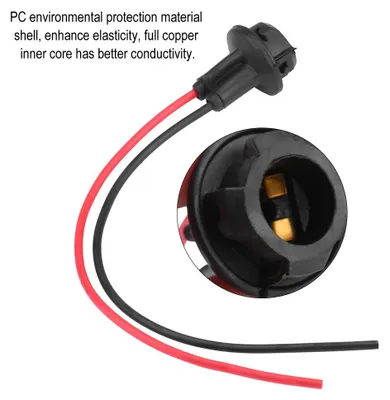 Zdjęcie produktu dla Zestaw 10 sztuk: przedłużacz z uchwytem do żarówek samochodowych T10, złącze, adapter do podstawy lampy LED typu wedge