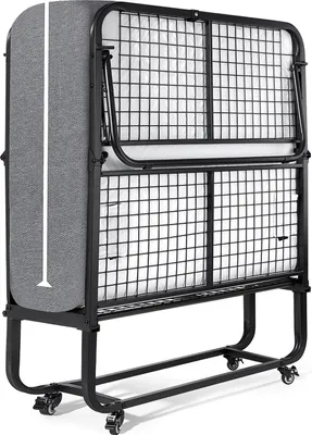 Produktbild von GUNUSS Klappbett Erwachsene Gästebett Klappbar mit13 cm Dicke Matratze 200x90x46cm Reisebett Metallbett einer Tragfähigkeit von 250 kg