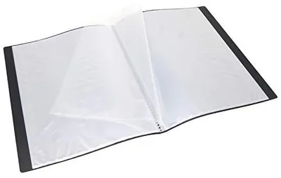 Zdjęcie produktu dla WAYTEX 931410: Segregator na dokumenty, format A4, na 60 zdjęć, 30 kieszeni, polipropylen, kolor czarny