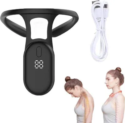 Imagen del producto de Aparato de masaje ultrasónico para el cuello, portátil, de color