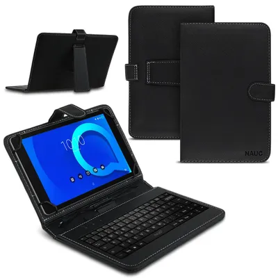 Produktbild von Tablet Hülle für Alcatel 3T 10 Tasche Tastatur Keyboard QWERTZ Schutzhülle Cover