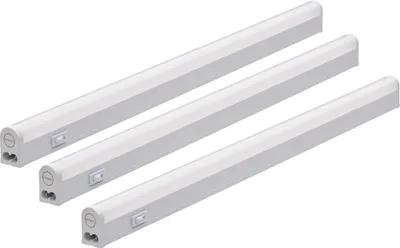 Produktbild von 3er Set Oktaplex Unterbauleuchte Küche 54 cm Küchenleuchte LED neutralweiß 4000K 8,8W mit Schalter