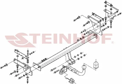 Produktbild von Z547334 Anhängerkupplung passend für NISSAN Qashqai +2 2008-01/2014 starr