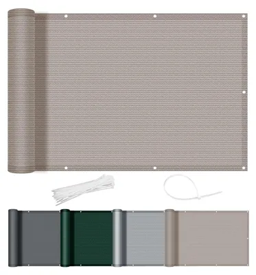 Immagine prodotto di Schermo per la privacy del balcone, opaco, dimensioni 90x600 cm, con occhielli