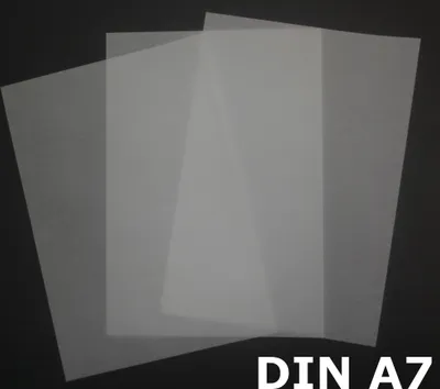 Produktbild von 50 Blatt DIN A7 Transparentpapier Farbe Hochweiss Zanders Spectral 100g/m² exzellente Durchsicht, sehr gute Qualität, mögliche Verwendung: Einladungen, Visitenkarten, Einlegeblätter für Alben, Fotoalben, Gutscheine, Fensterbilder, Bastelarbeiten und vieles mehr