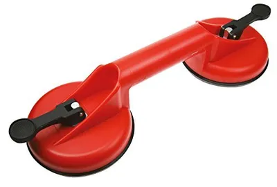 Produktbild von Toolland Saugheber, 2 Saugnäpfe, Durchmesser 115 mm, Tragkraft 15-45 kg