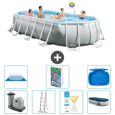 Immagine prodotto di Piscina Prism Frame ovale - 503x274x122 cm - 8 pezzi  S662