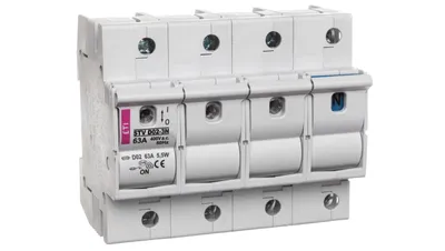Produktbild von Sicherungslasttrennschalter 3+N 63A STV D02 002271005