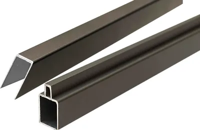 Obrázek produktu pro T&J ECOSTECK-Start & Abschluss Set ANTHRAZIT, pro rohový prvek 32/25 x 20 x 900 mm, hliník
