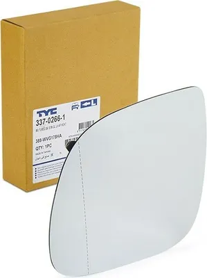Produktbild von TYC Spiegelglas Außenspiegel Links für VW Touareg (7LA, 7L6, 7L7) Asphärisch Beheizbar 337-0266-1