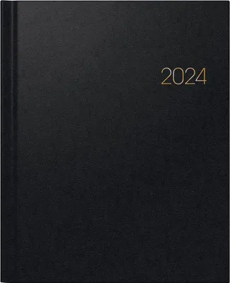 Produktbild von 2024 Brunnen Buchkalender21X26Cm Sw2S/1Wbalacron