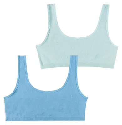 Image de Soutien-gorge sans armatures Athena pour filles, modèle 9c96 BH, couleur bleu Niagara/bleu ciel, taille 10 ans, conforme aux normes européennes