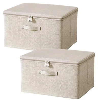 Image de Omgoods - Boîte verrouillable pour vêtements et jouets, pliable