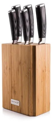 Obrázek produktu pro Sada nožů G21 Gourmet Stone 5 ks + bambusový blok
