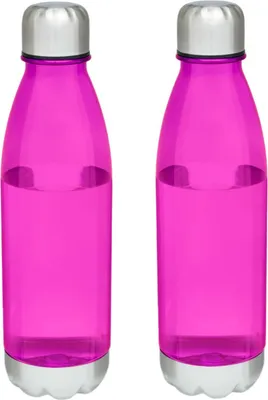 Zdjęcie produktu dla zestaw 2 butelek na wodę Cove - 685 ml - Tritan™ - Bez BPA - Zakrętka ze stali nierdzewnej - Różowy