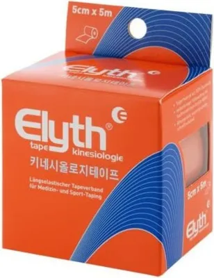 Obrázek produktu pro Kineziologická páska Elyth 5 cmx5 m oranžová 1 ks