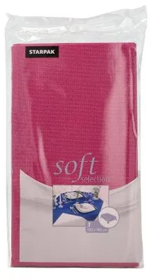 Produktbild von Tischdecke, stoffähnlich, Vlies "soft selection" 120 cm x 180 cm fuchsia