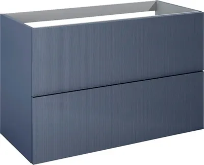 Produktbild von Jungborn Waschtischunterschrank NONUS BxHxT 1000 x 635 x 453 mm Frontfarbe navy blau matt