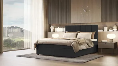 Obrázek produktu pro Kontinentální postel DELTA 4 - 120x200, černá