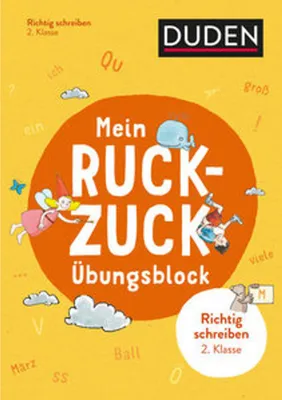 Immagine prodotto di Mein Ruckzuck-Übungsblock Richtig schreiben 2. Klasse