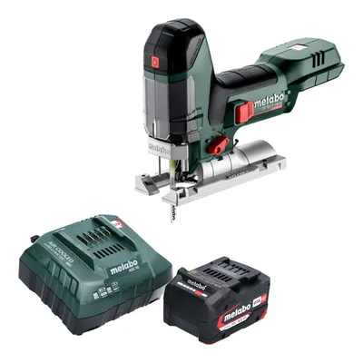 Image de Metabo ST 18 LT 130 BL Scie sauteuse sans fil 18 V 130 mm Brushless + 1x batterie 4,0 Ah + chargeur