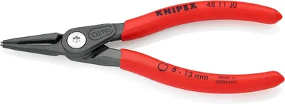 Produktbild von Knipex Präzisionsicherungsringzange DIN5256C L140mm Ø 8,0-13,0mm Größe atramentiert - 48 11 J0 SB