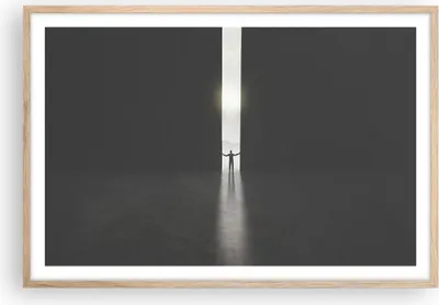Produktbild von Gerahmtes Poster - Rahmen in heller Eiche - Tor Mensch Licht - 91,5x61 cm - Wand Bild - Wanddeko - Wandbilder - Kunstposter - Wandposter - Bilderrahmen - Bilder - Kunstdruck - P2NAA91x61-4698
