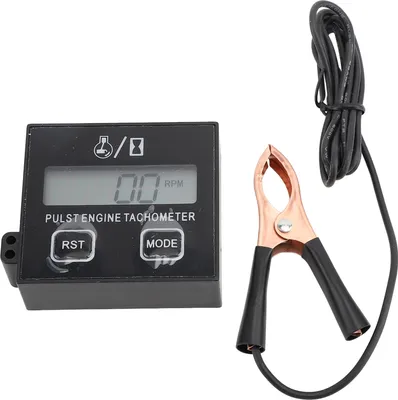 Obrázek produktu pro Pulzní otáčkoměr motoru Malý digitální LCD displej Tachometr 30000RPM pro sekačku na trávu Žací stroj ATV Traktor