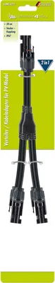 Obrázek produktu pro Schwaiger SOMC4212, Sada kabelů, Plast, Černá, IP67, MC4, 0,2 m