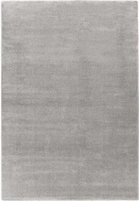 Produktbild von Qiyano Teppich für Wohnzimmer uni zeitlos schlicht modern gemütlich weich grau, 160 x 230 cm