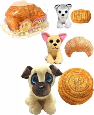 Produktbild von Süße Welpen 2-in-1 Kuscheltier 13cm