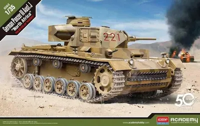 Obrázok produktu pre Model Kit tank 13531 - German Panzer III Ausf.J "North Africa" (1:35)