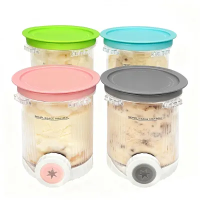 Immagine prodotto di Solidchoice - 4 contenitori senza BPA per la macchina per gelati Ninja