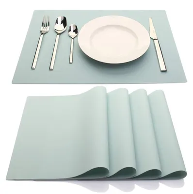 Immagine prodotto di Solidchoice - Set di 4 tovagliette in silicone per bambini, impermeabili