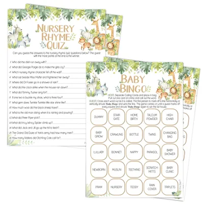 Safari Party-Spielpaket – 2 Spiele für 20 Spieler