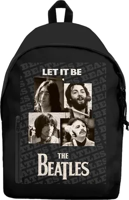 Produktbild von The Beatles - "Let It Be" Rucksack RO15228 (Einheitsgröße) (Schwarz)