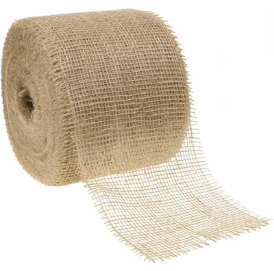 Produktbild von Juteband Natur 15cm x 40m - Rustikales Dekoband für DIY, Floristik und Heimdekoration
