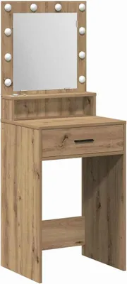 Zdjęcie produktu dla vidaXL Artisan toaletka dębowa 50 x 41 x 135 cm materiał drewnopochodny