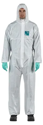 Productafbeelding van Ansell AlphaTec 1800, model 111: Chemische beschermingspak, overall met kap, kleur: [kleur]