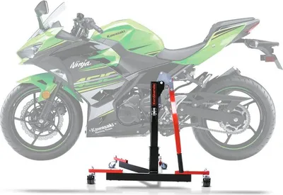 Obrázek produktu pro CS Power Evo středový stojan pro Kawasaki Ninja 400 18-20 červený