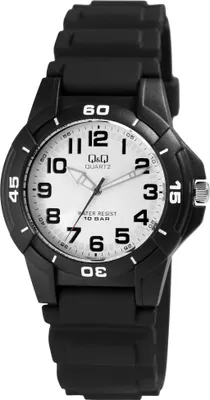 Immagine prodotto di Orologio da uomo in silicone, color argento, resistente all'acqua fino a 10 ATM
