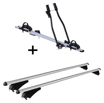 Produktbild von Fahrradträger SAGITTAR + Relingträger Tiger XL kompatibel mit für BMW X3 F25 ab 10