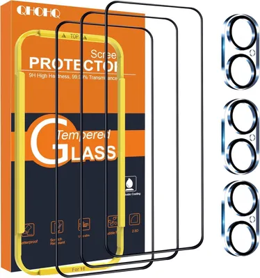 Produktbild von Panzerglas iPhone 16 Kamera Schutzfolie 9H+ Glas Folie [3+3 Stück] Transparent 6,1 Zoll