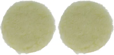 Produktbild von vhbw 2x Polierschwamm kompatibel mit Dewalt DCW210NT, DWE6423 Exzenter- & Schwingschleifer - 12,5 cm Durchmesser, beige